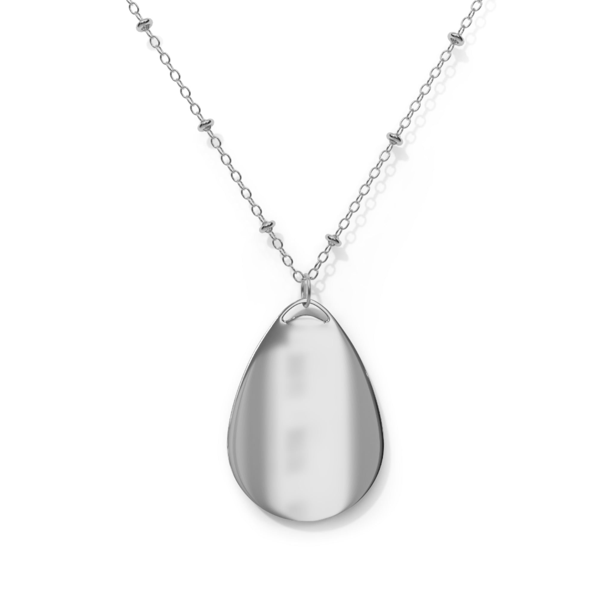 "Focus Is My Flex" Teardrop Pendant; Vixen the Foxxy Boss
