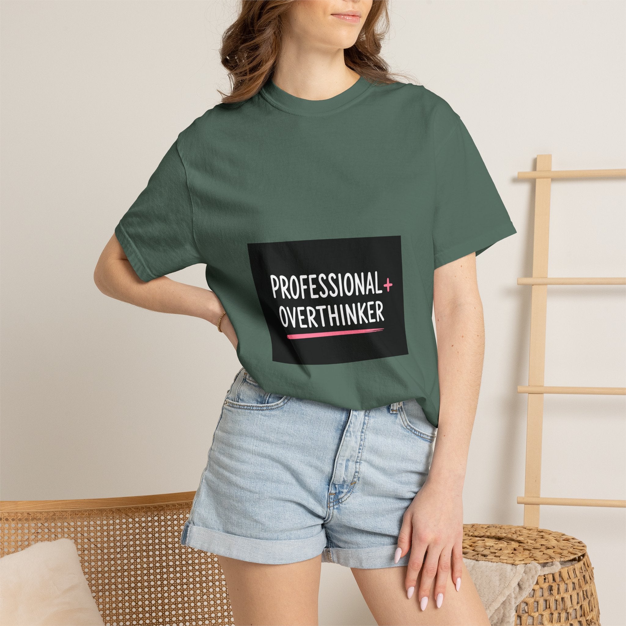 T-Shirt — "Professional Overthinker" Graphic Tee
