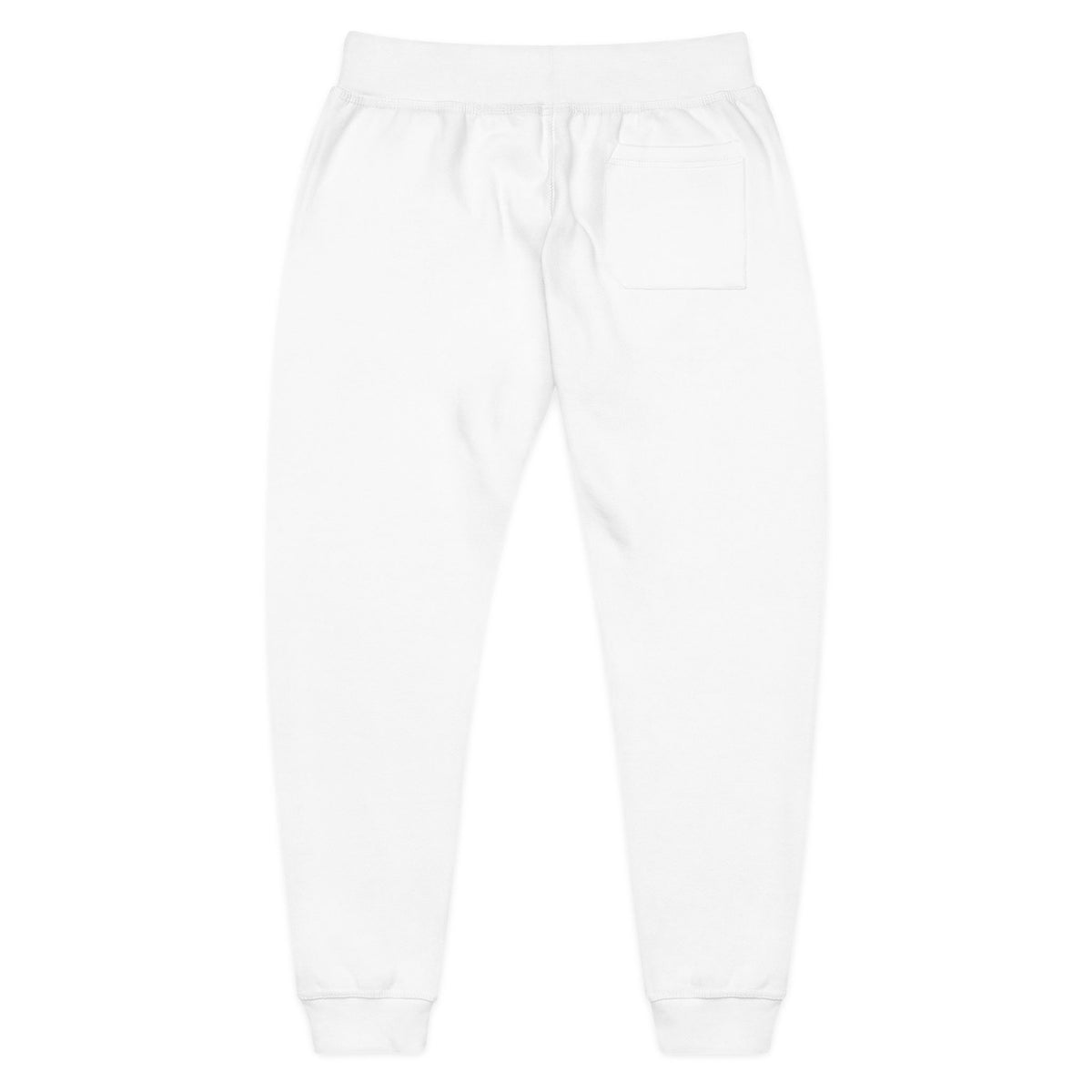 Embroidered Crown Fleece Sweatpants — Pink Graffiti Patch