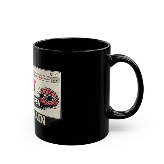 37 Tabs Open My Brain Mug – Funny Coffee Cup for Multitaskers