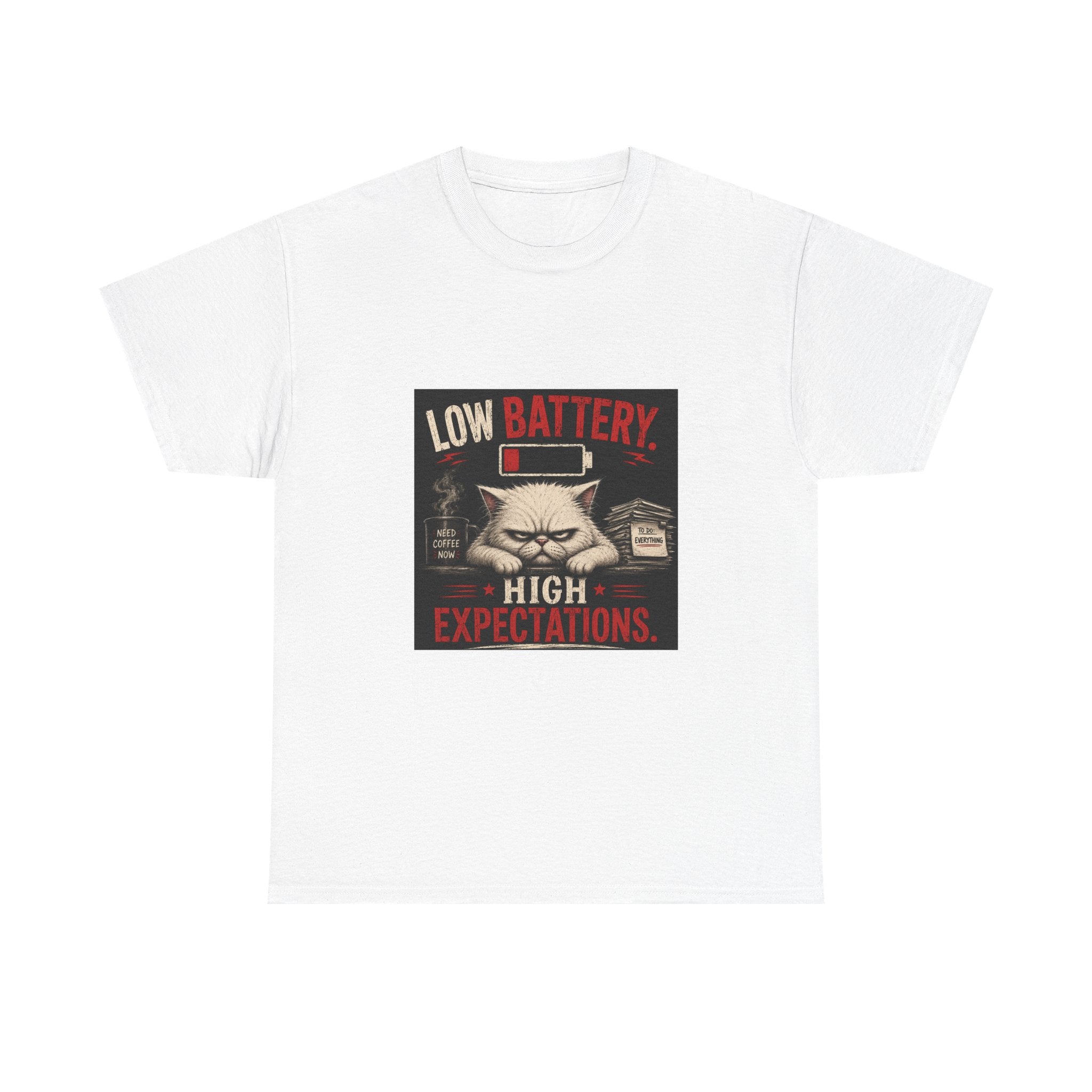 Low Battery, High Expectations T-Shirt
