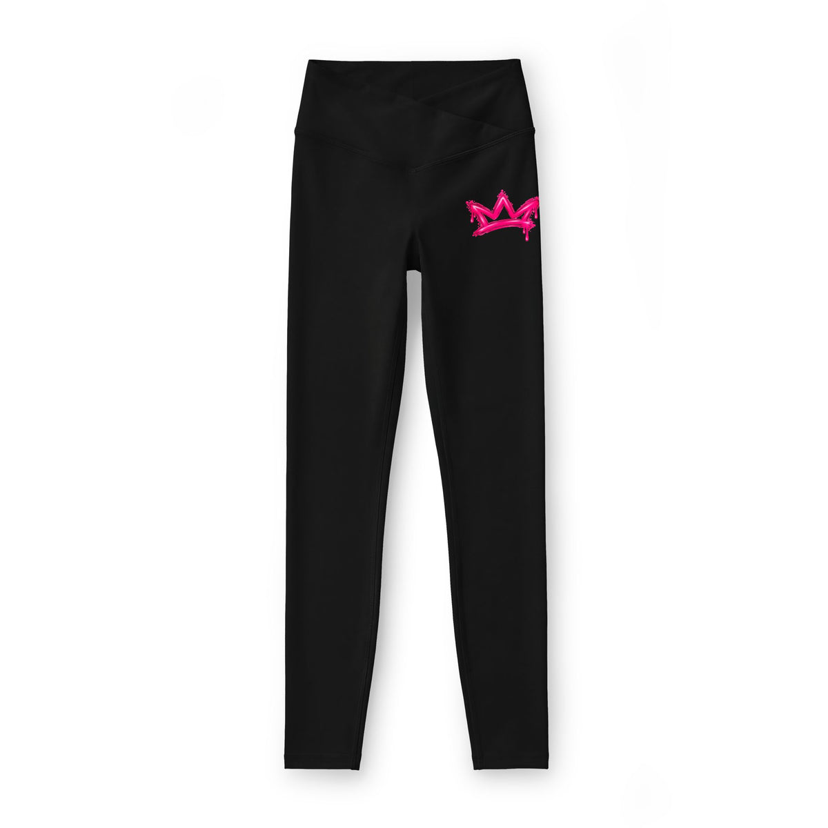 Women’s Luxe Leggings-pink offmark logo