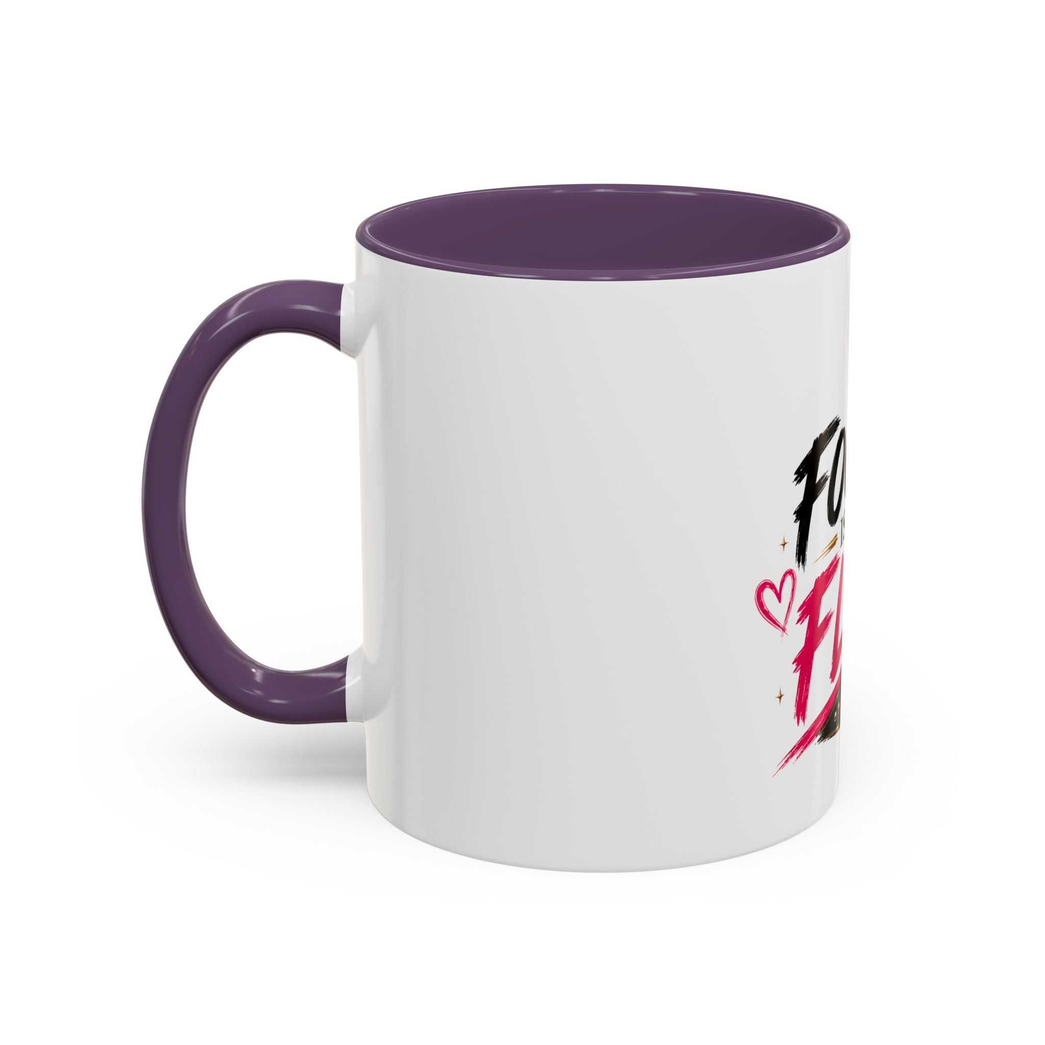 Focus Is My Flex Accent Coffee Mug — Vixen the Foxxy Boss
