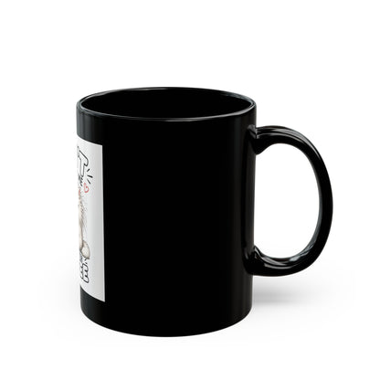 Don't Talk To Me Until After Coffee Mug — Funny Cat Coffee Lover Gift (Black, 11oz/15oz)