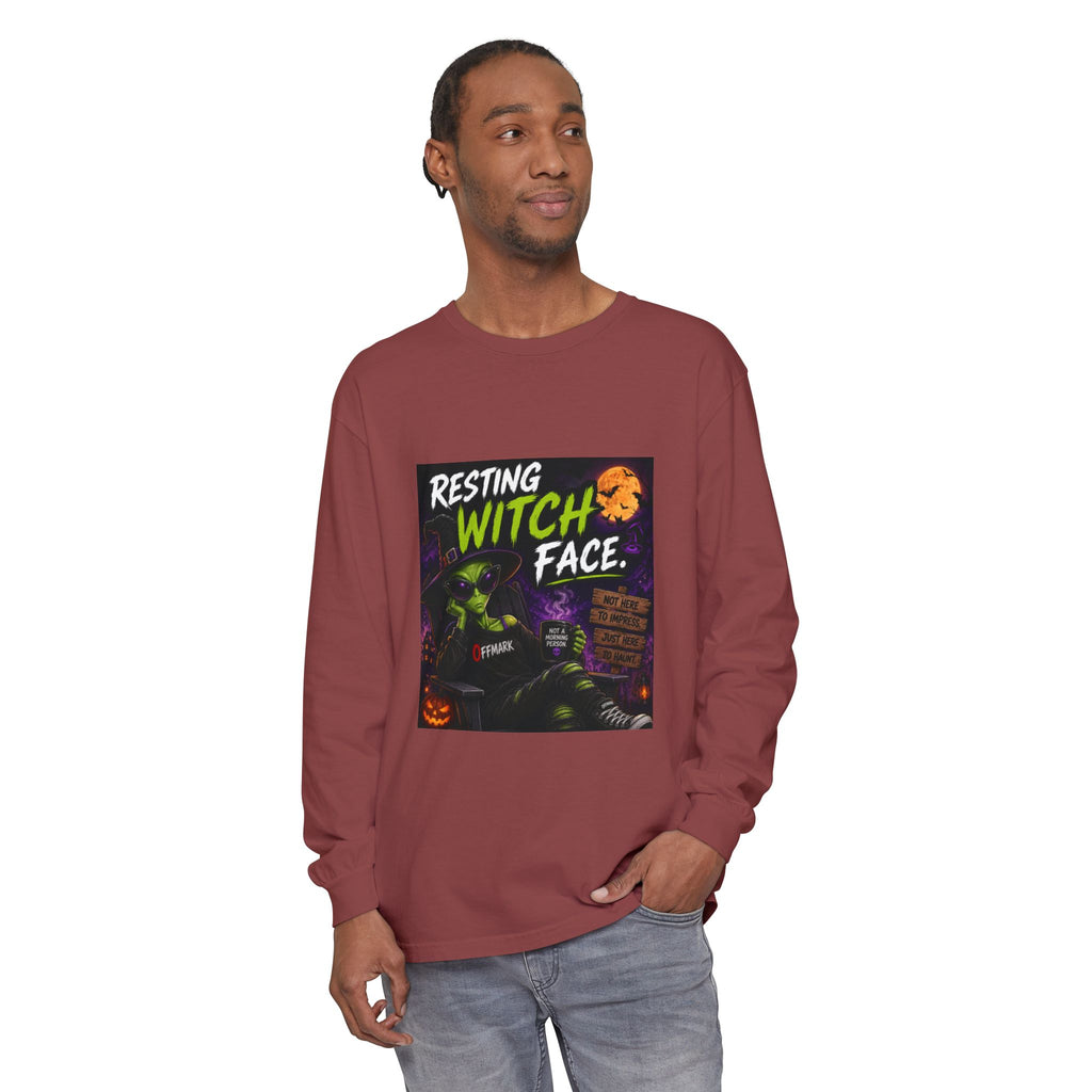 Unisex Garment-dyed Long Sleeve T-Shirt