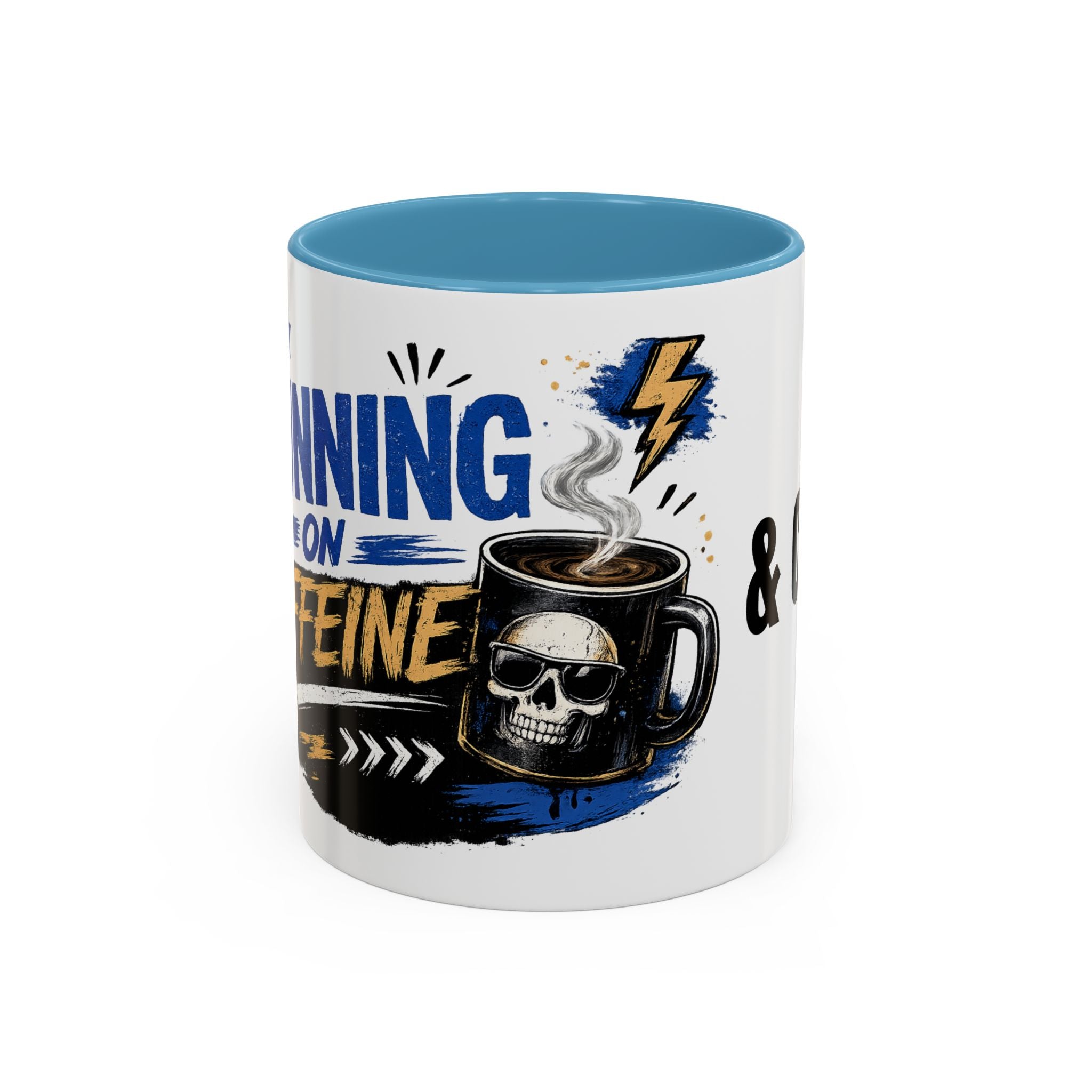 Running on Caffeine & Chaos Coffee Mug