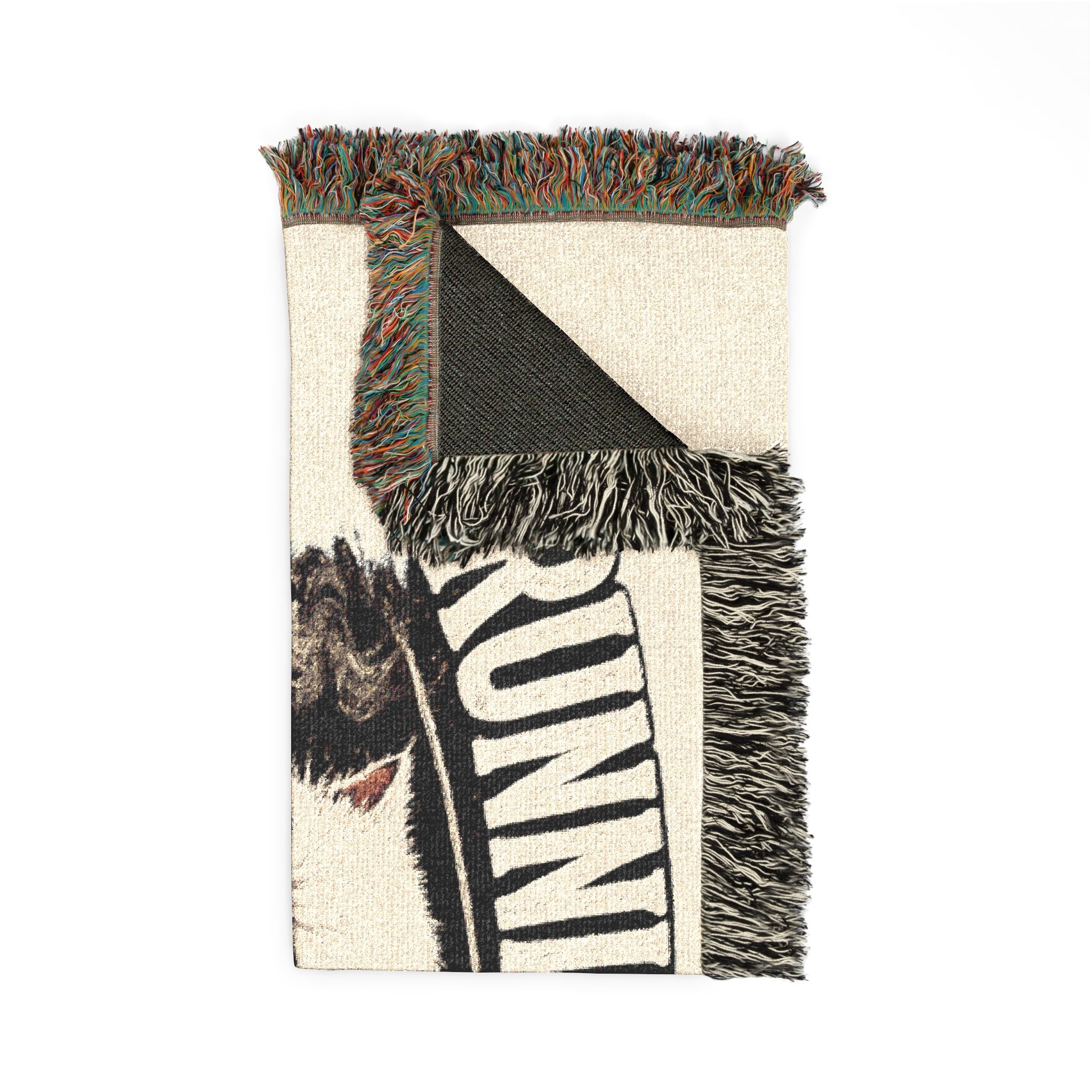 Woven Blanket - "Running Late" (Right On Time for Me)-Murphy the Cat