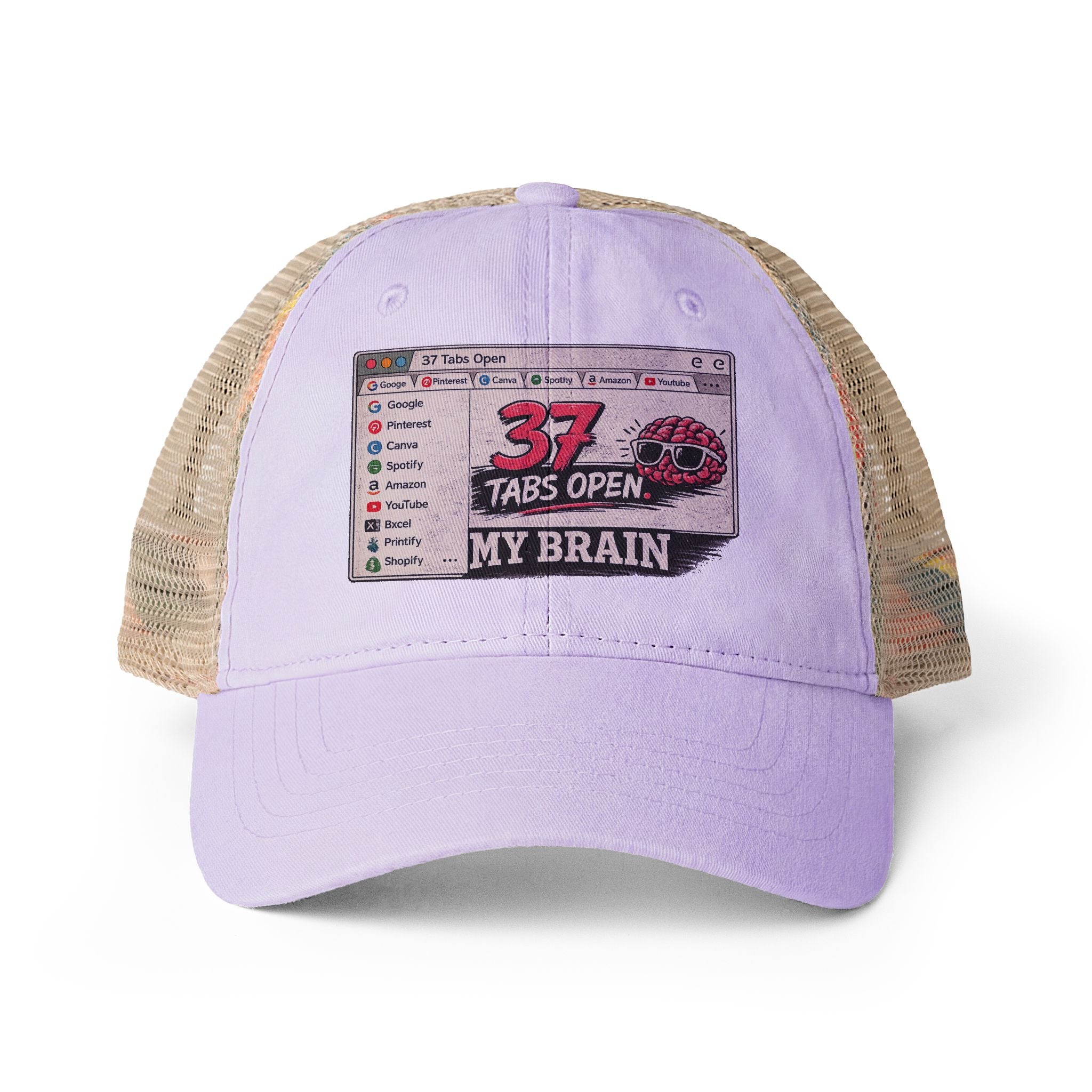 Women's Washed Mesh-Back Cap
