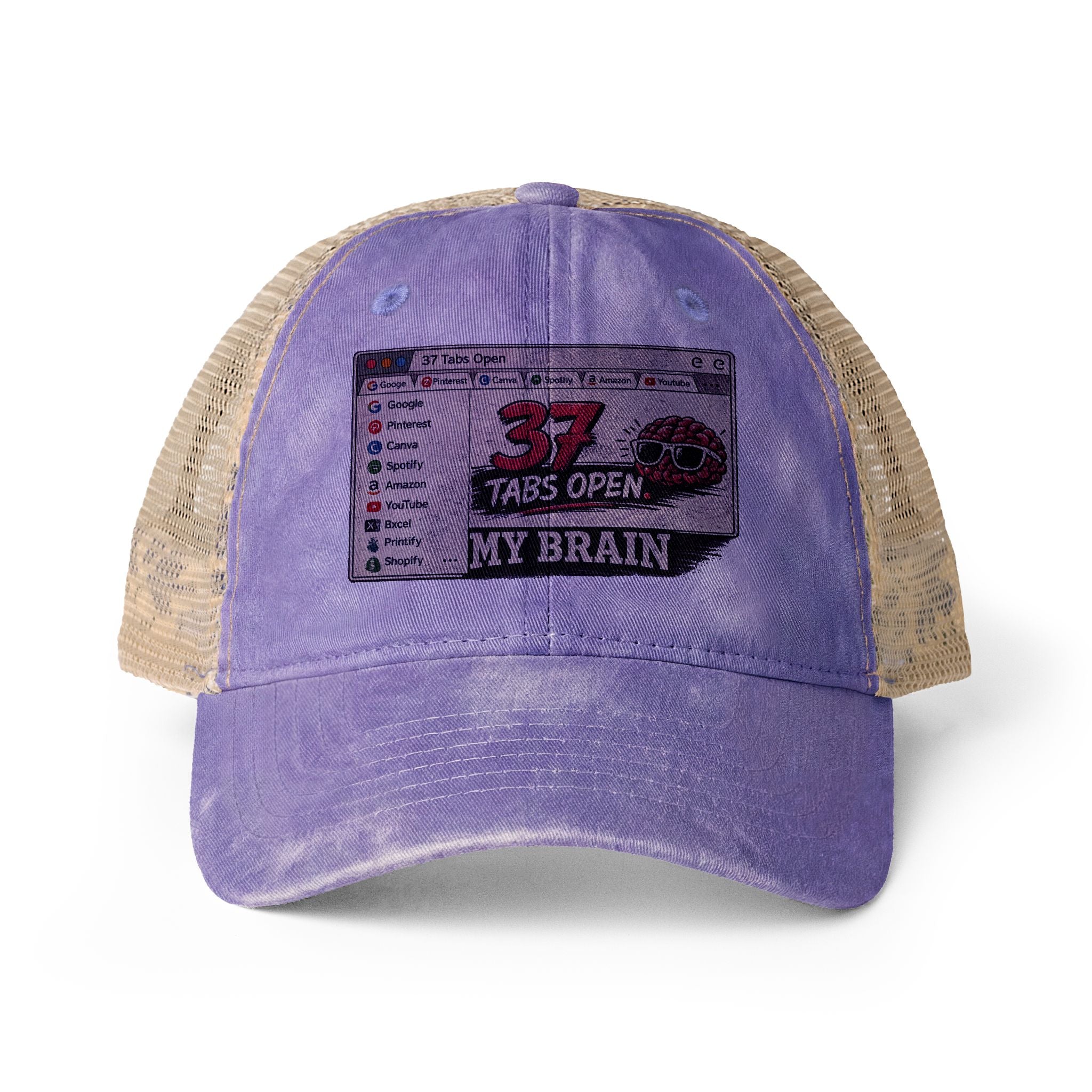 Women's Washed Mesh-Back Cap