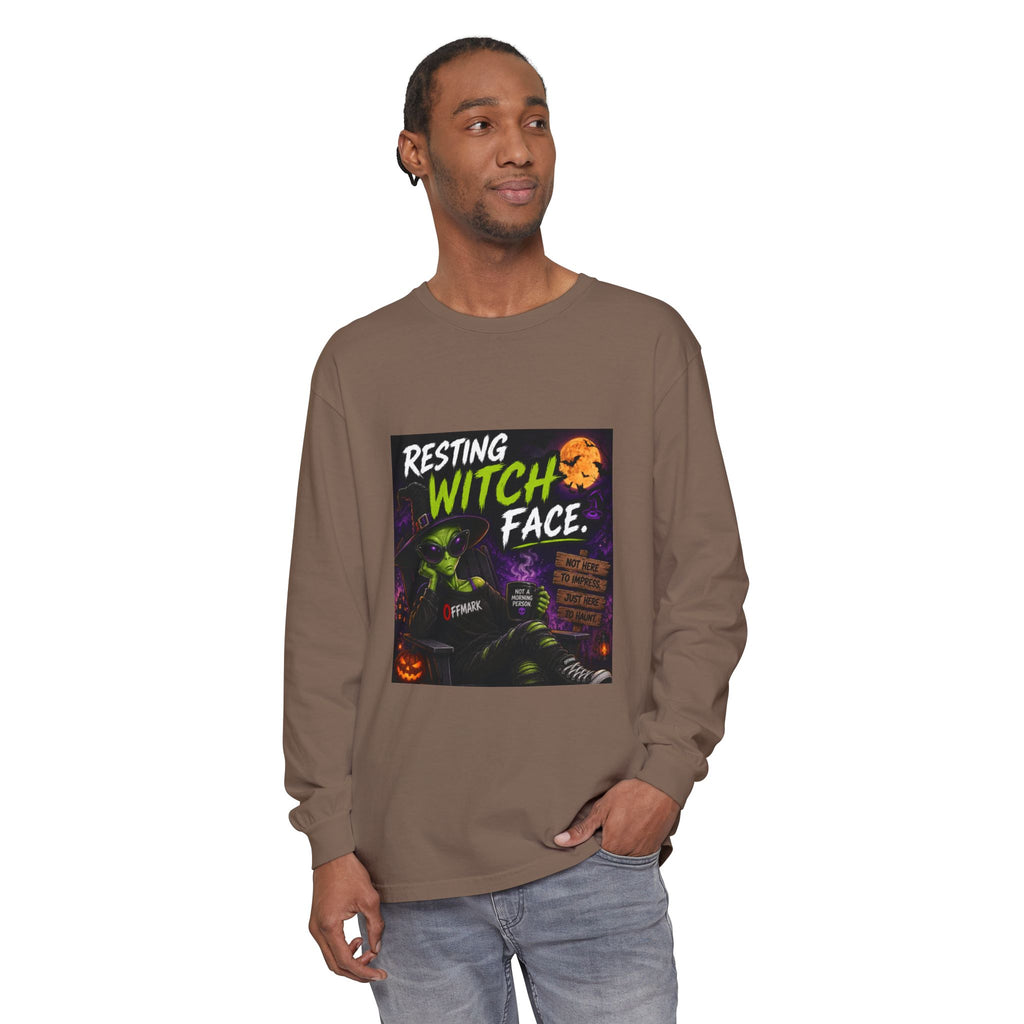 Unisex Garment-dyed Long Sleeve T-Shirt