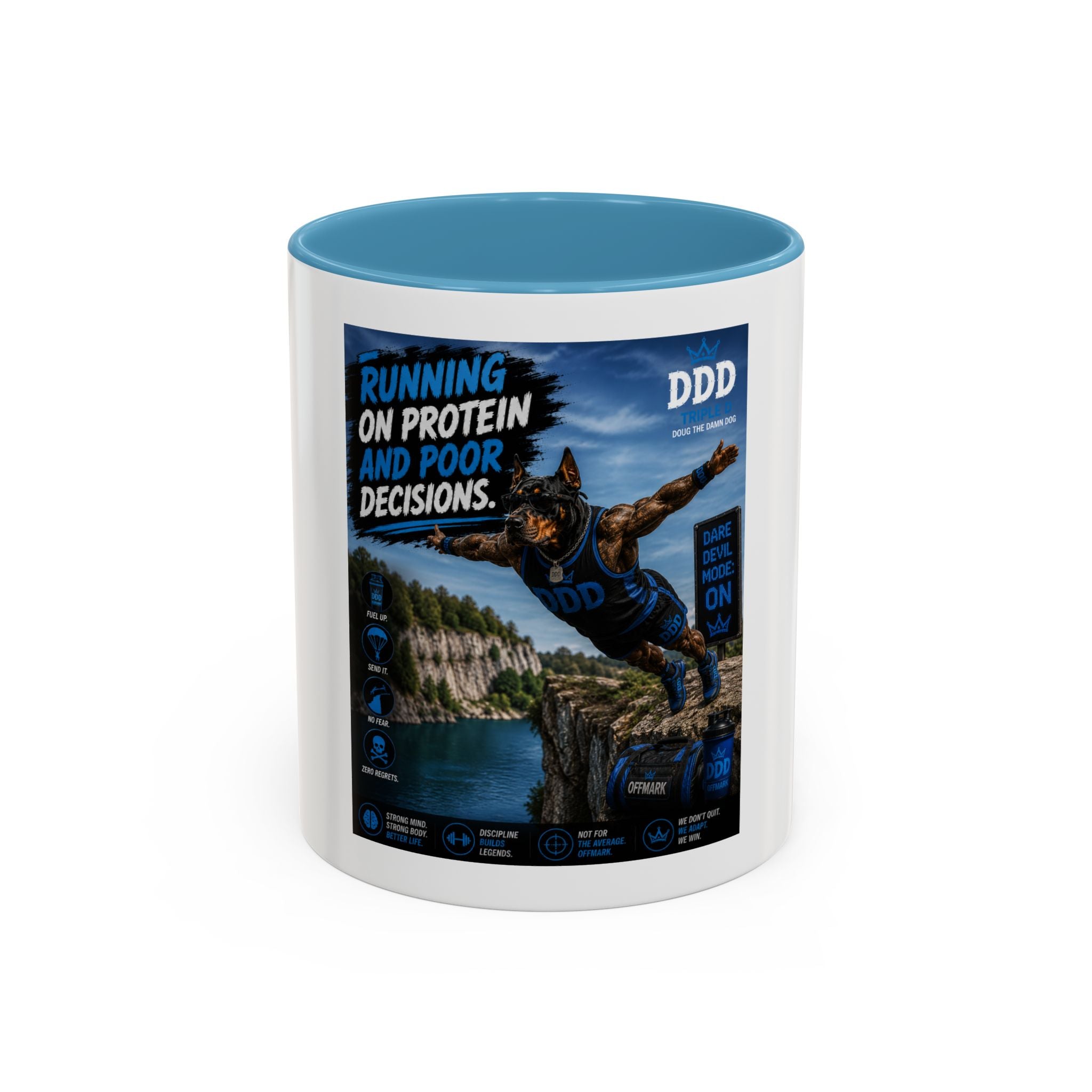 Running on Protein Coffee Mug  DDD
