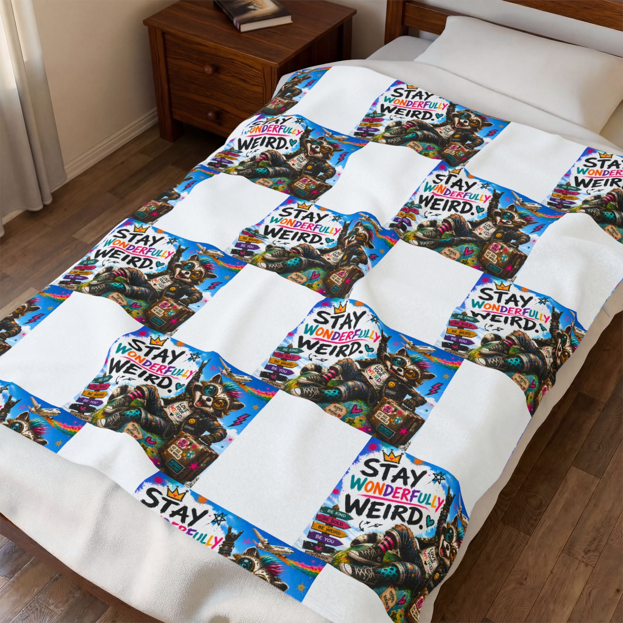 Ziggy the Raccoon Blanket