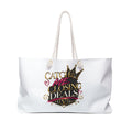 "Catch Me Closing Deals" Travel Tote -Vixen the Bossy Foxxy