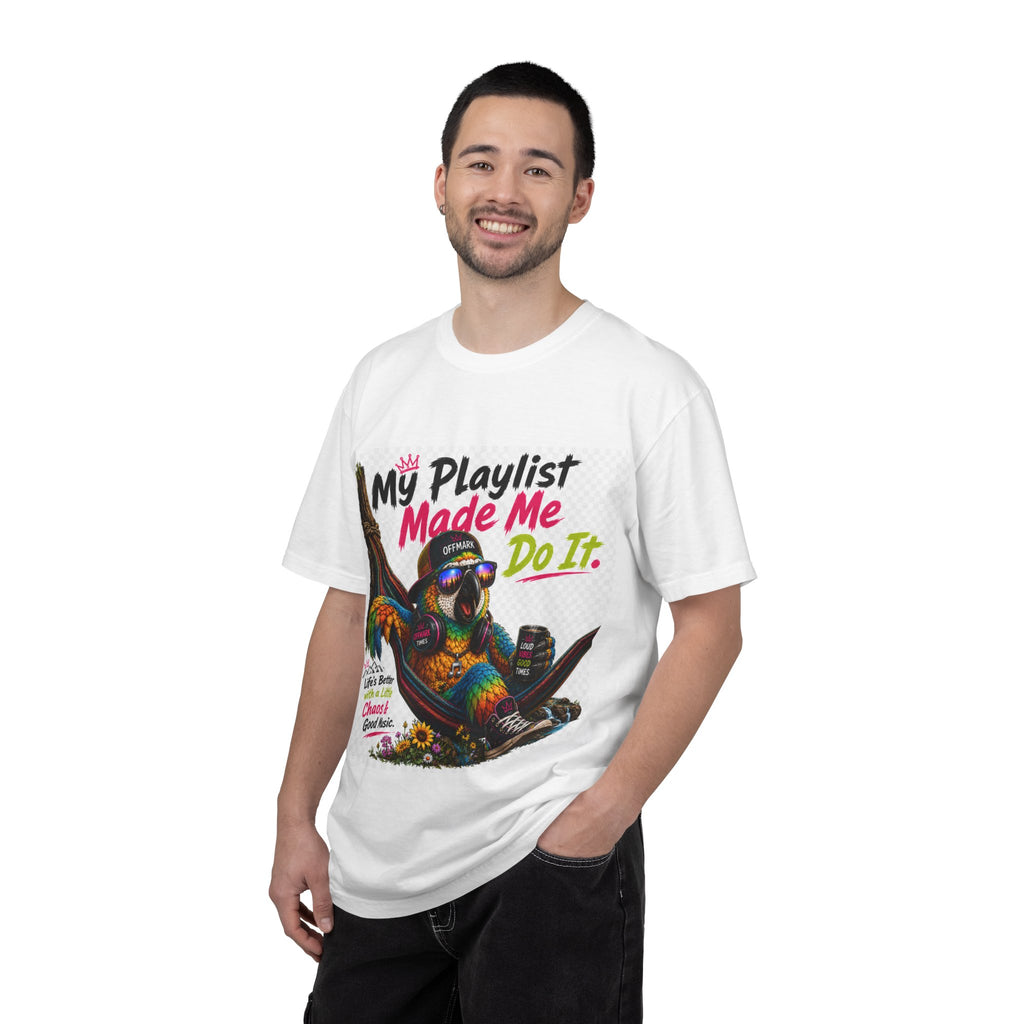 Remix the Parrot" My Playlist made me do it" T-Shirt