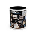 IT Survival Coffee Mug — Funny Cat IT Support Desk Ceramic Accent Mug (11/15oz)