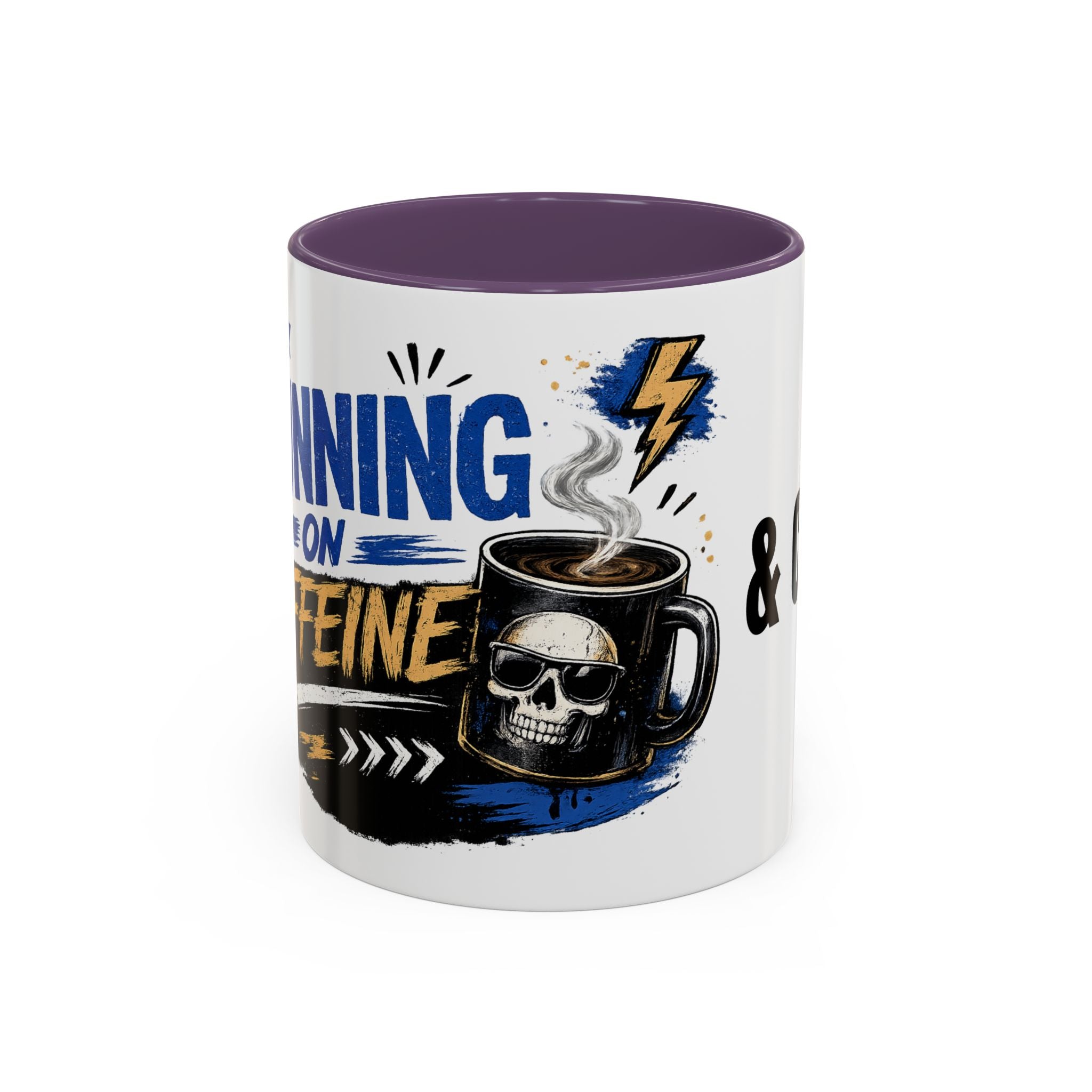 Running on Caffeine & Chaos Coffee Mug