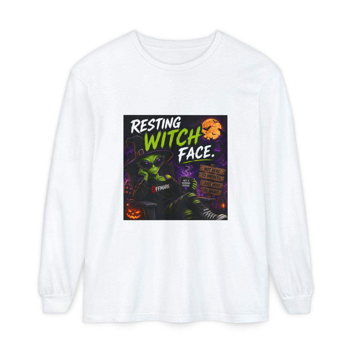 Unisex Garment-dyed Long Sleeve T-Shirt