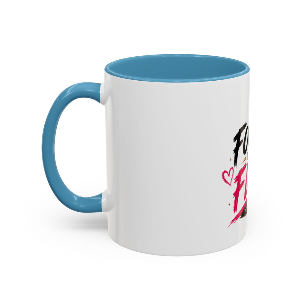 Focus Is My Flex Accent Coffee Mug — Vixen the Foxxy Boss