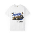Running on Caffeine & Chaos T-Shirt — Funny Coffee Graphic Tee