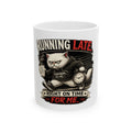 Murphy the Cat “Running Late, Right On Time For Me” Mug