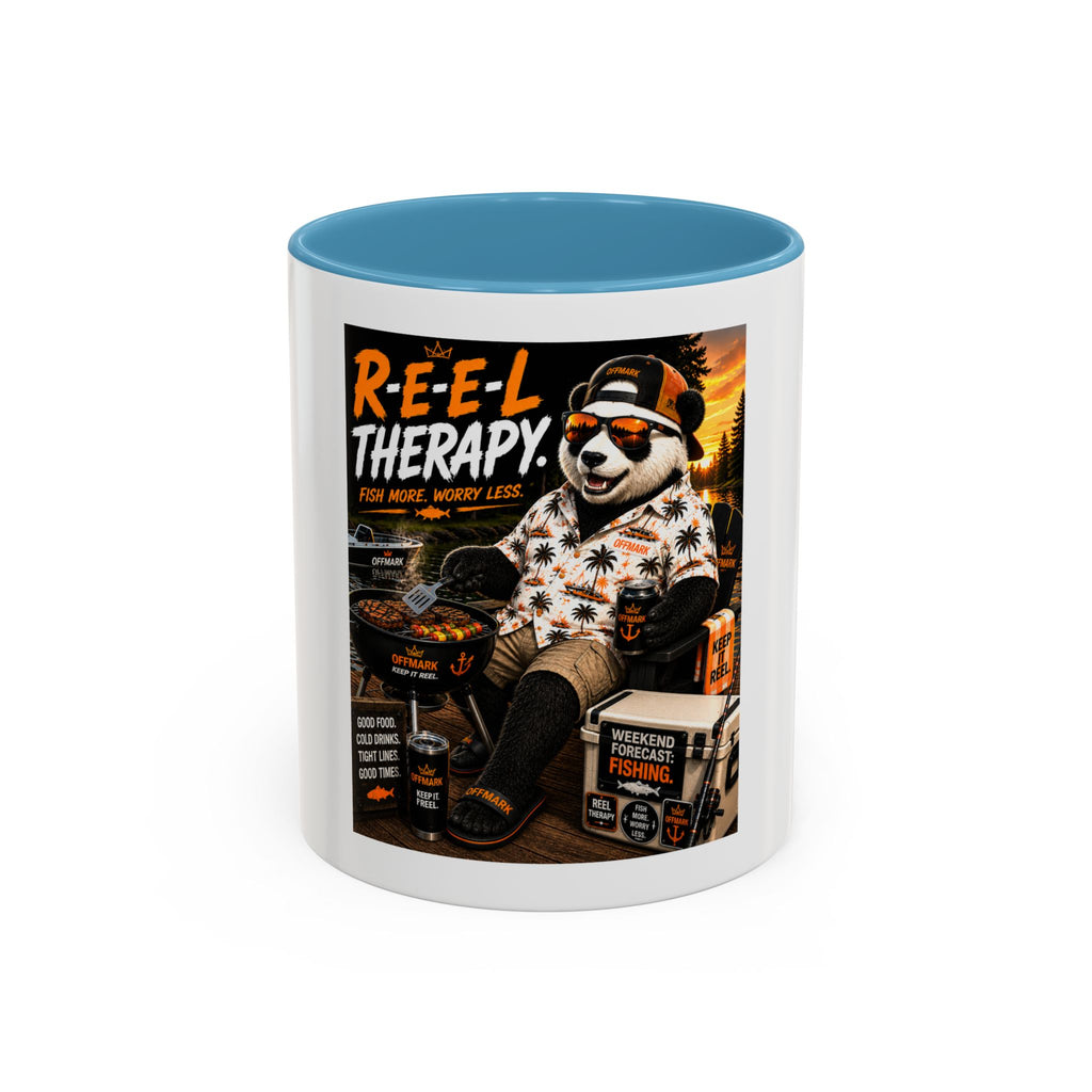 RIP the Panda Bear "R-E-E-L Therapy" Mug
