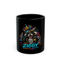 Ziggy Raccoon Mug — 'Love Your Weird' Black Coffee Cup