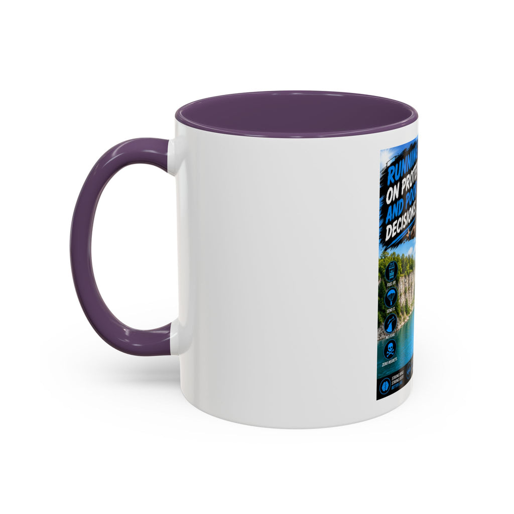 DDD (Doug the Damn Dog) "Running on Protein" Coffee Mug