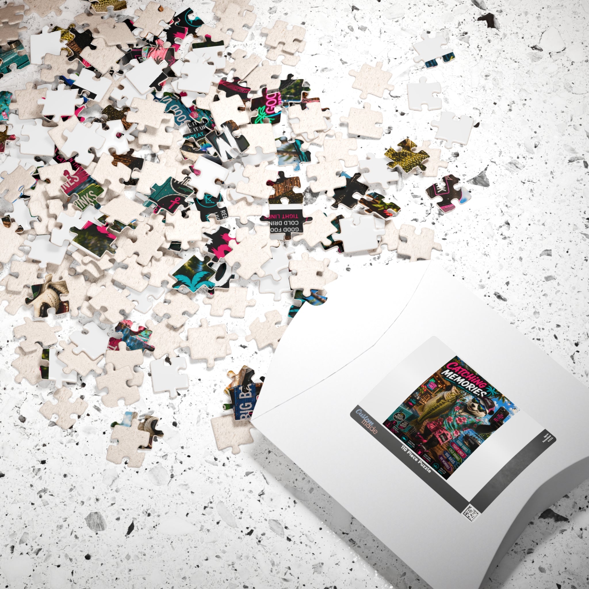 Catching Memories Fishing Puzzle-RIP the Panda Bear