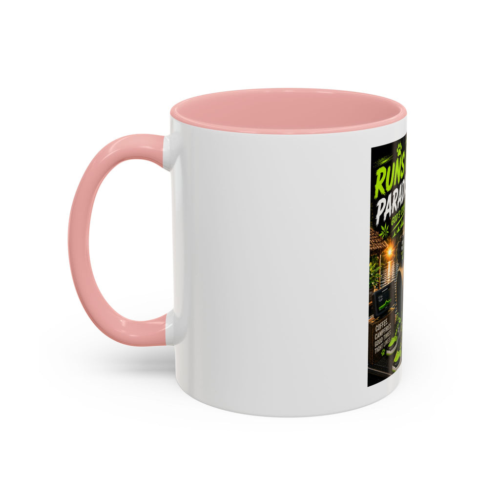 "Runs in Paradise" Coffee Mug — RIP The Panda Bear