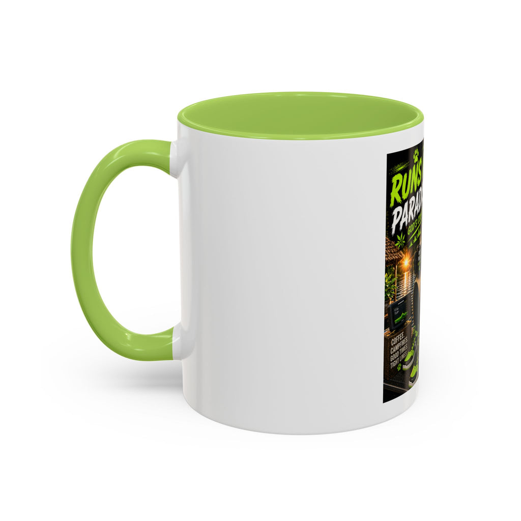 "Runs in Paradise" Coffee Mug — RIP The Panda Bear