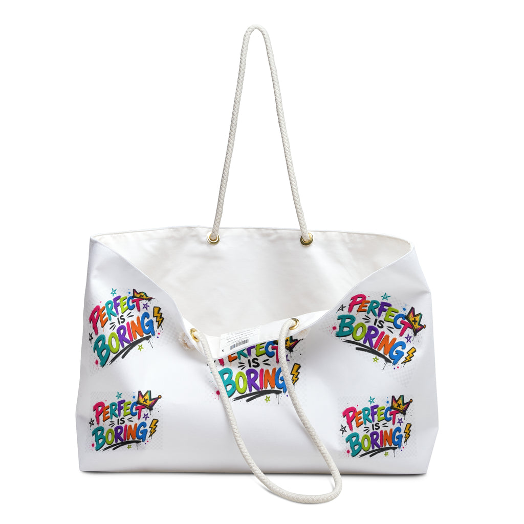 Ziggy the Raccoon-'Perfect Is Boring' Travel Tote