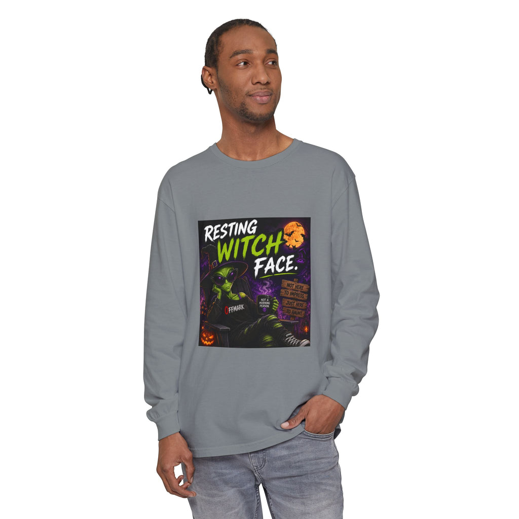 Unisex Garment-dyed Long Sleeve T-Shirt