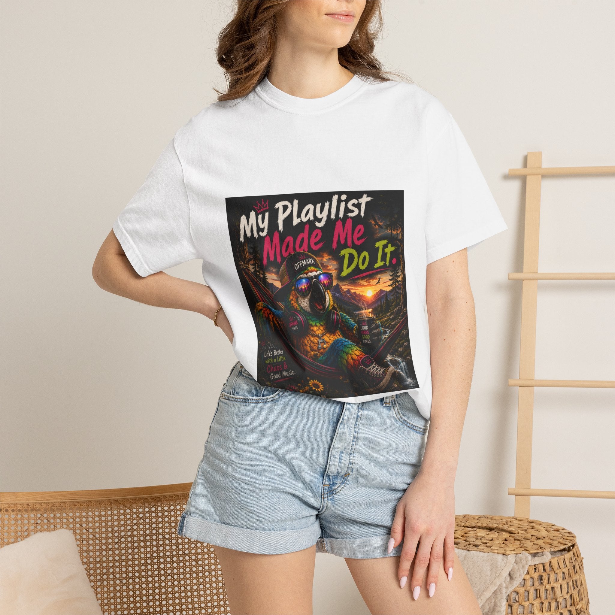 My Playlist Made Me Do It"T-Shirt — Remix