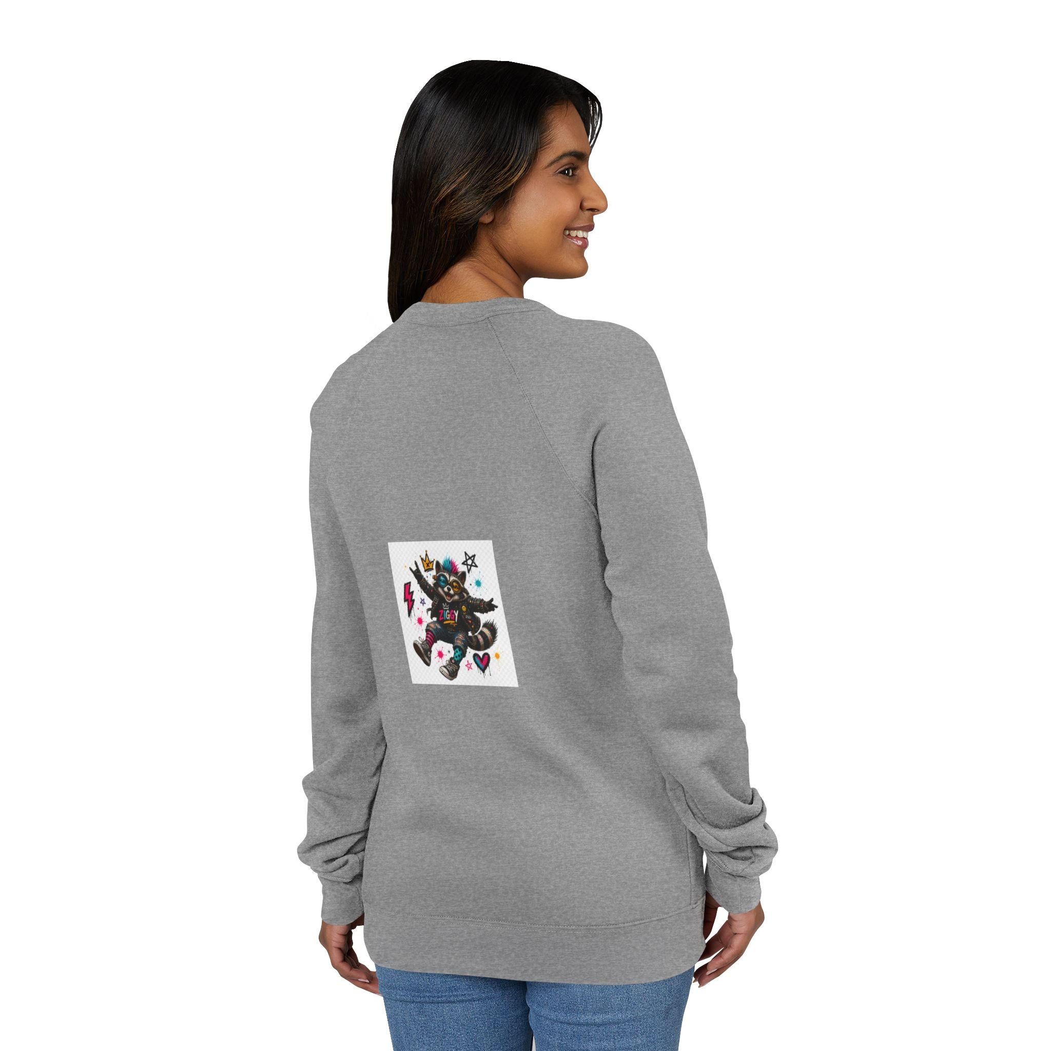 "Normal Is Never My Goal" Sweatshirt -Ziggy the Raccoon
