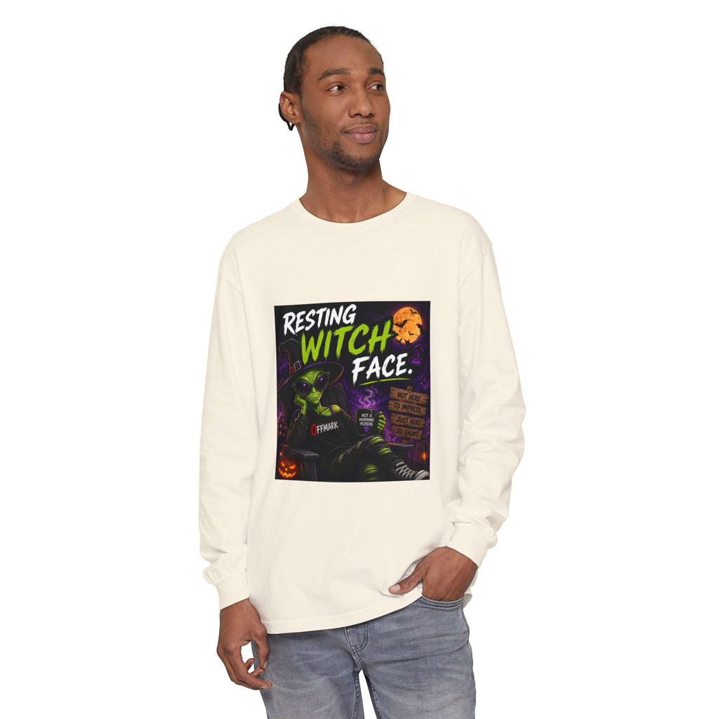 Unisex Garment-dyed Long Sleeve T-Shirt