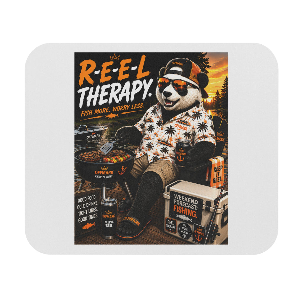 RIP the Panda Bear "Reel Therapy" Desk Mat