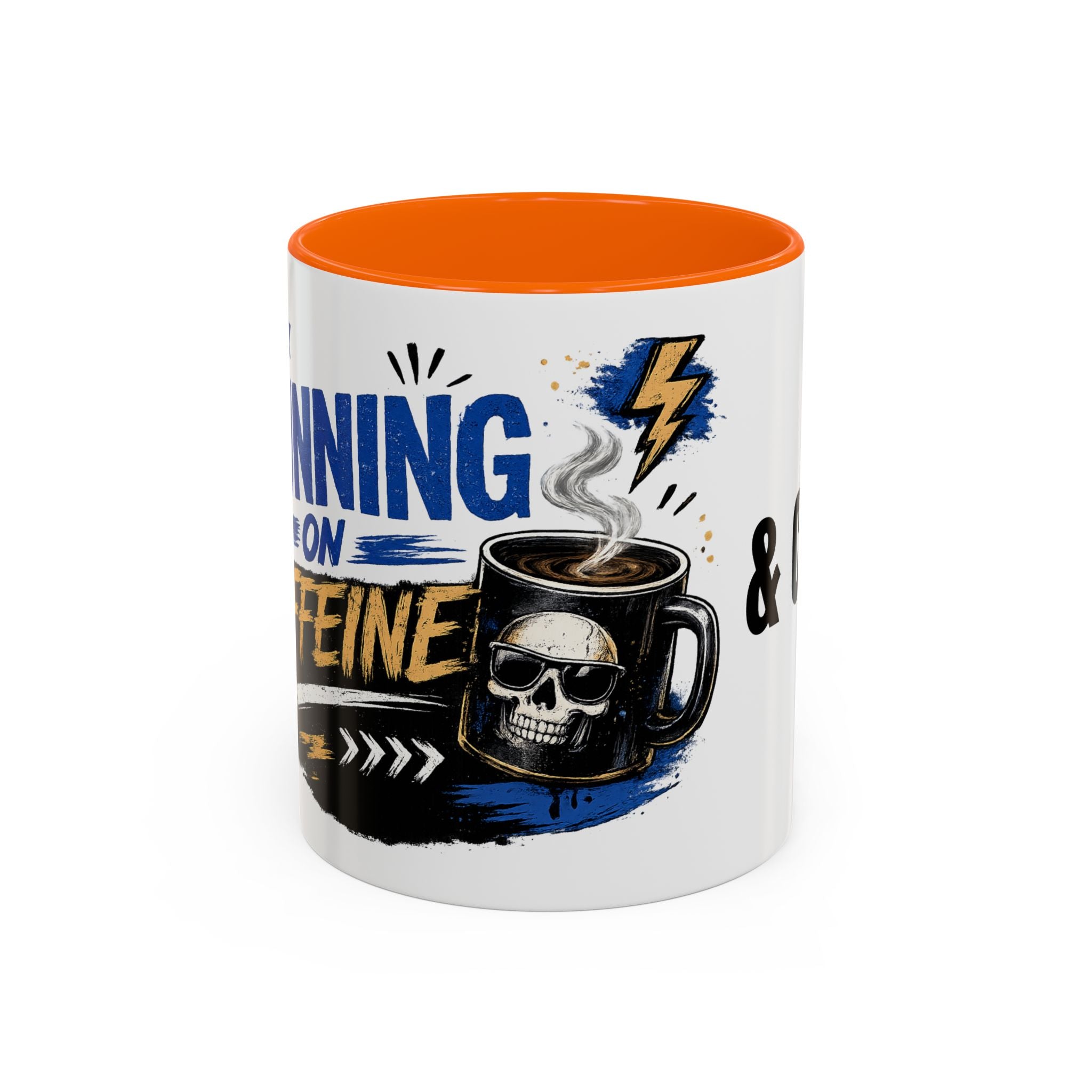Running on Caffeine & Chaos Coffee Mug