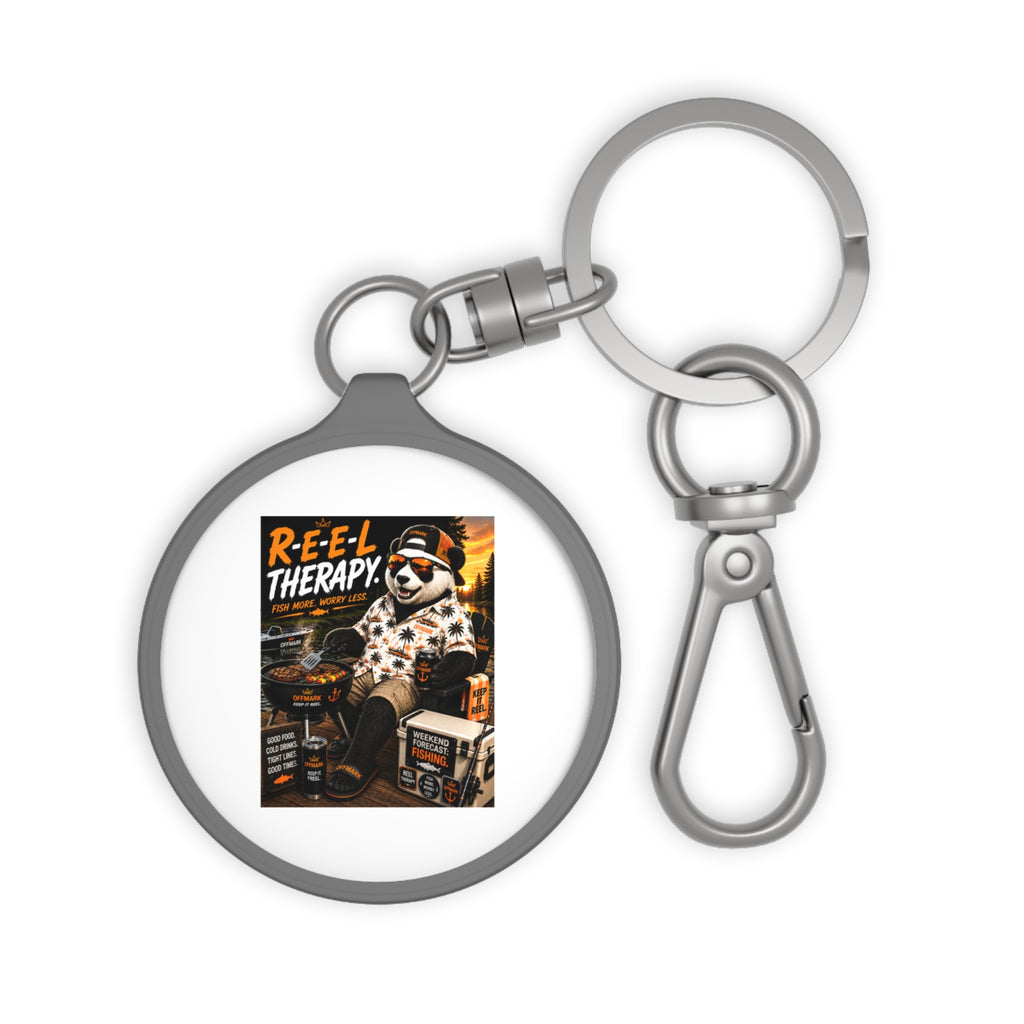 RIP the Panda Bear "Reel Therapy" Keychain