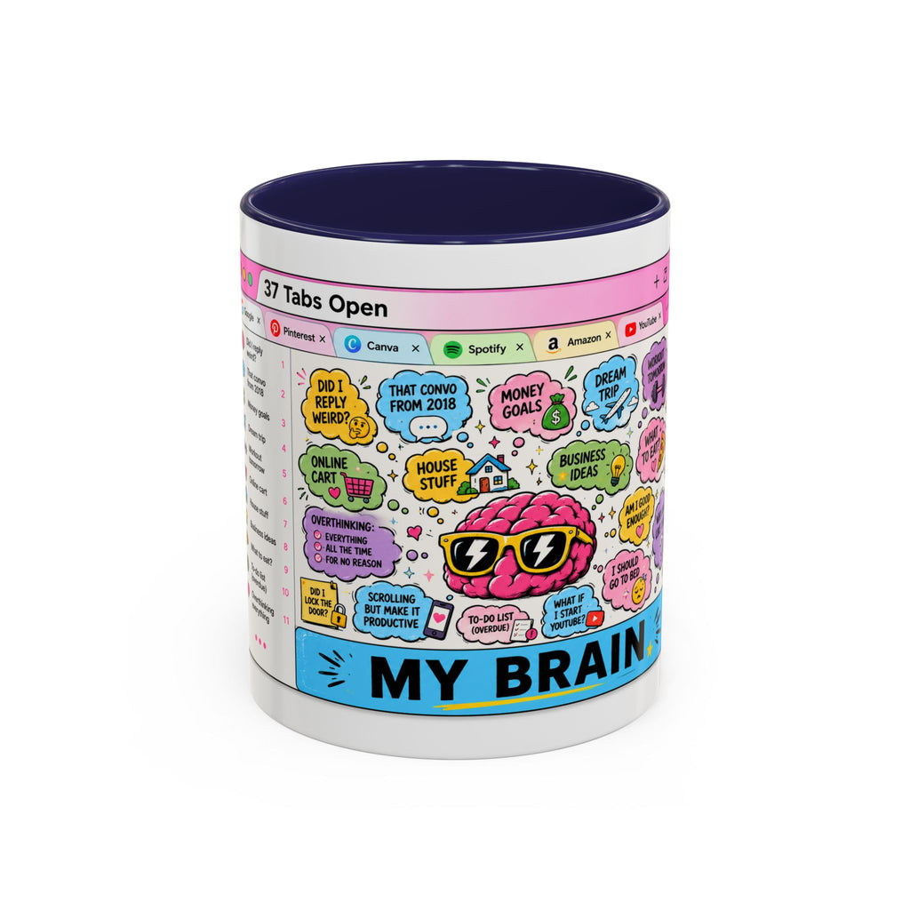 Offmark Originals "My Brain: 37 Tabs Open" Coffee Mug