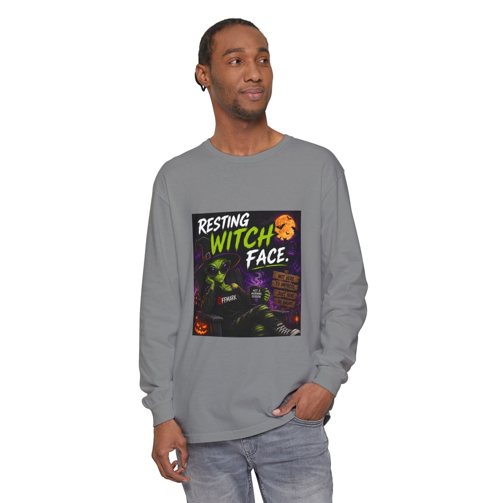 Unisex Garment-dyed Long Sleeve T-Shirt