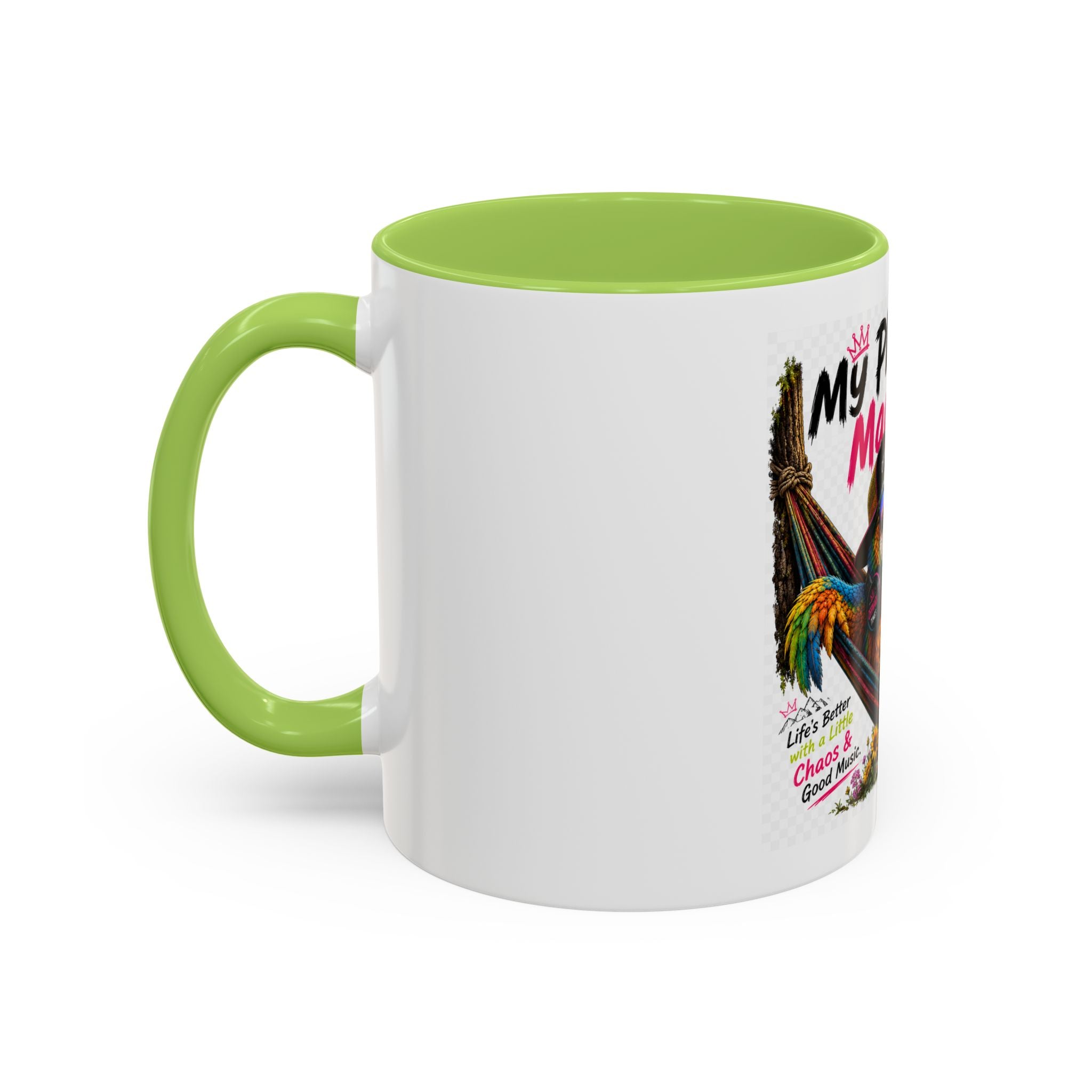 Remix the Parrot "My Playlist Made me do it" Coffee Mug