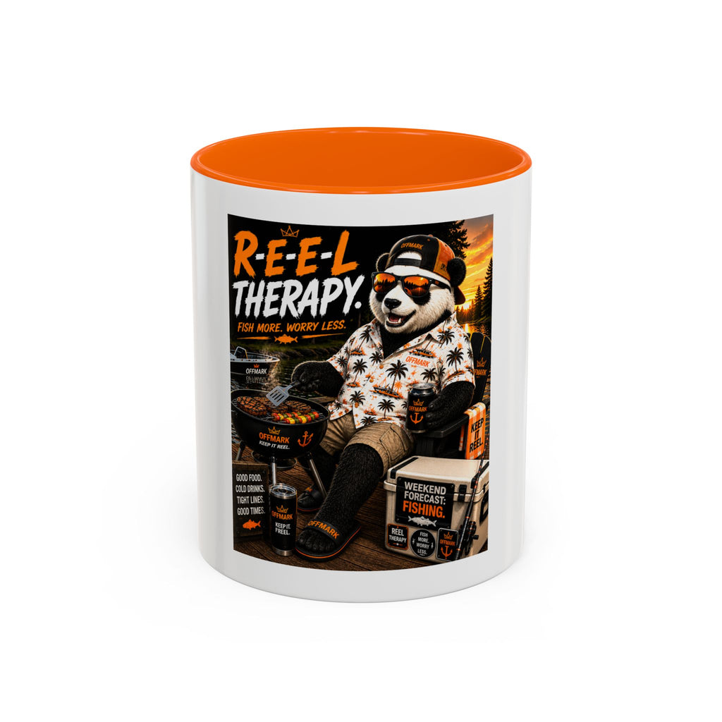 RIP the Panda Bear "R-E-E-L Therapy" Mug
