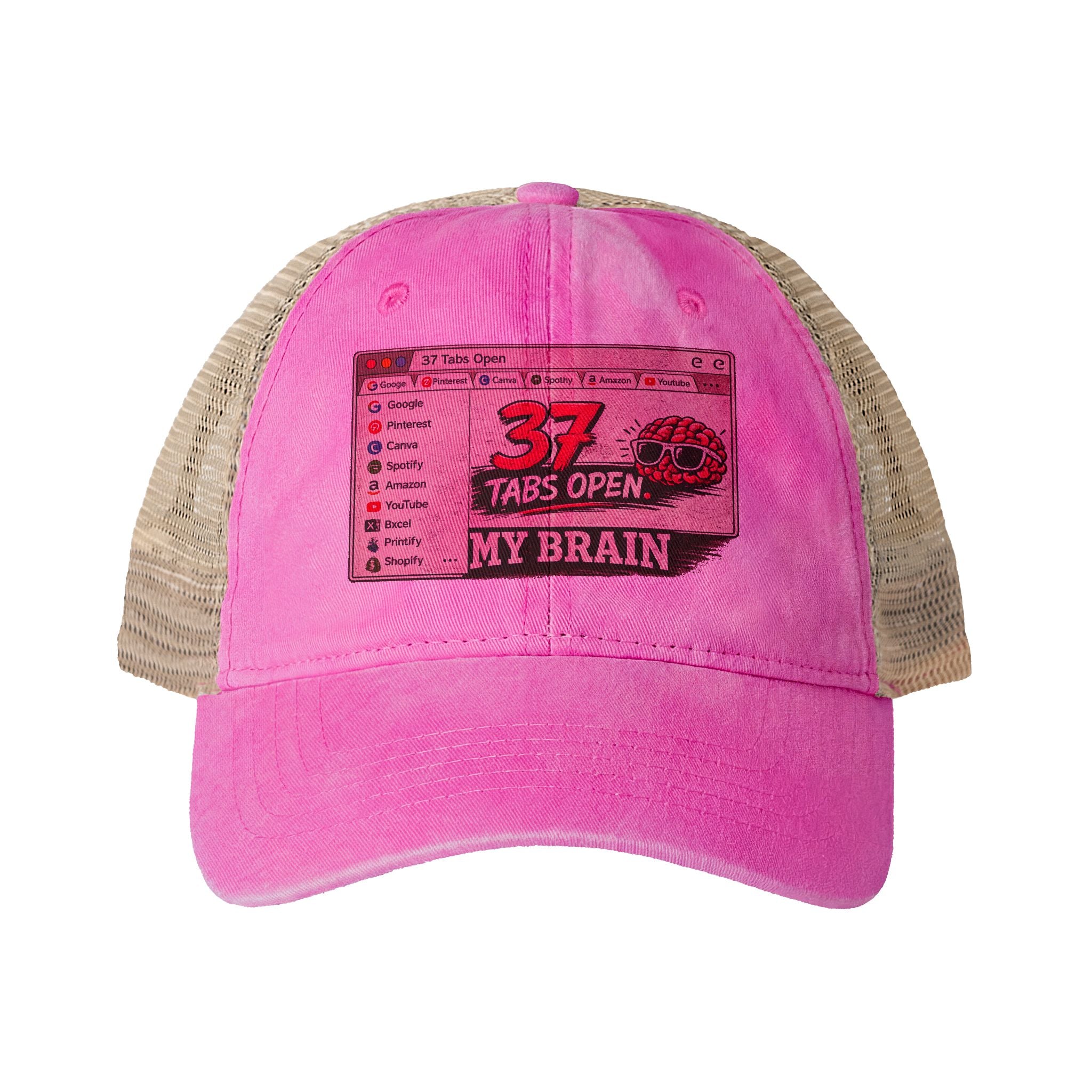 Women's Washed Mesh-Back Cap