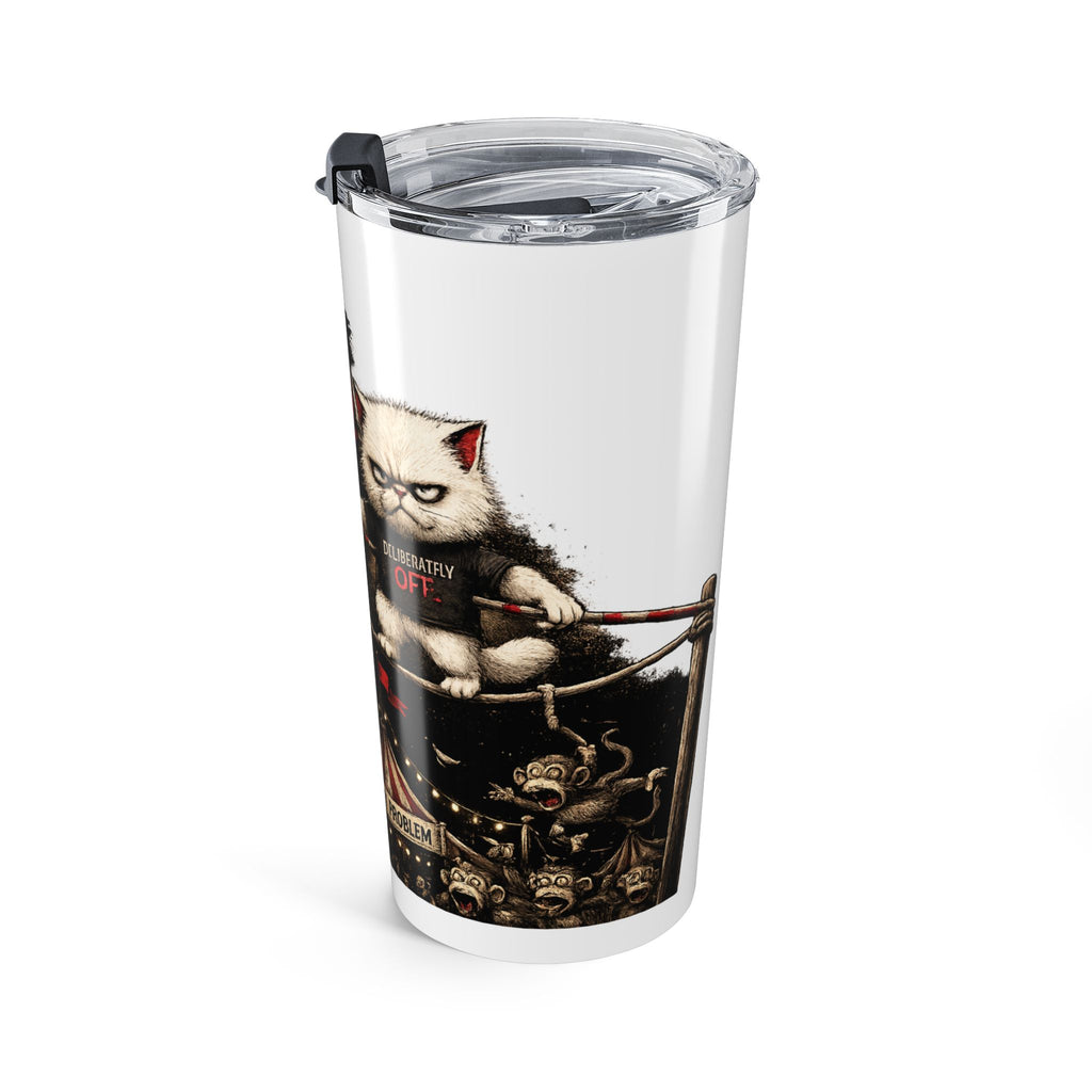 Murphy the Cat 'Not My Circus, Not My Monkeys' Insulated Travel Cup