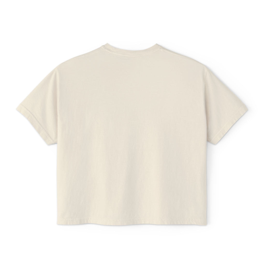 It’s Time to Leave This Planet Graphic Tee — Women’s Boxy Crop Top