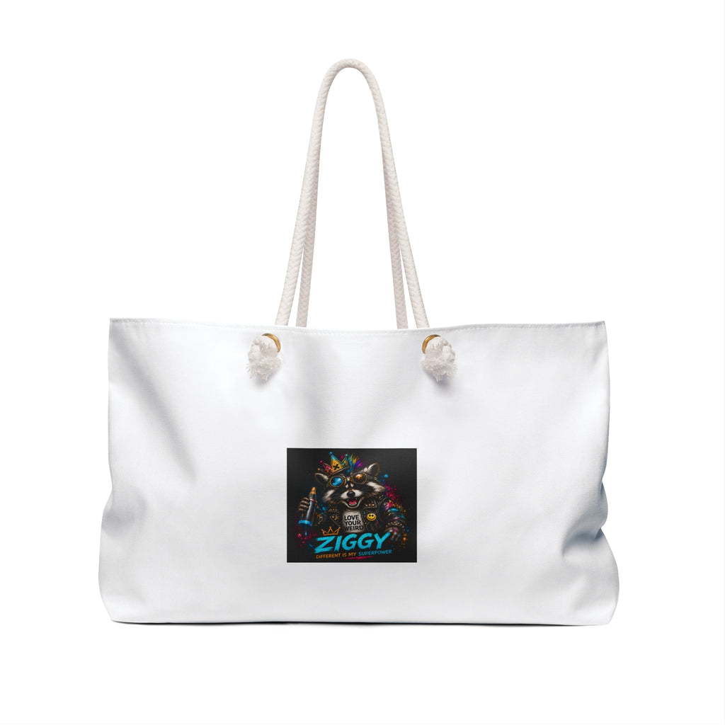 Ziggy the Raccoon-'Perfect Is Boring' Travel Tote