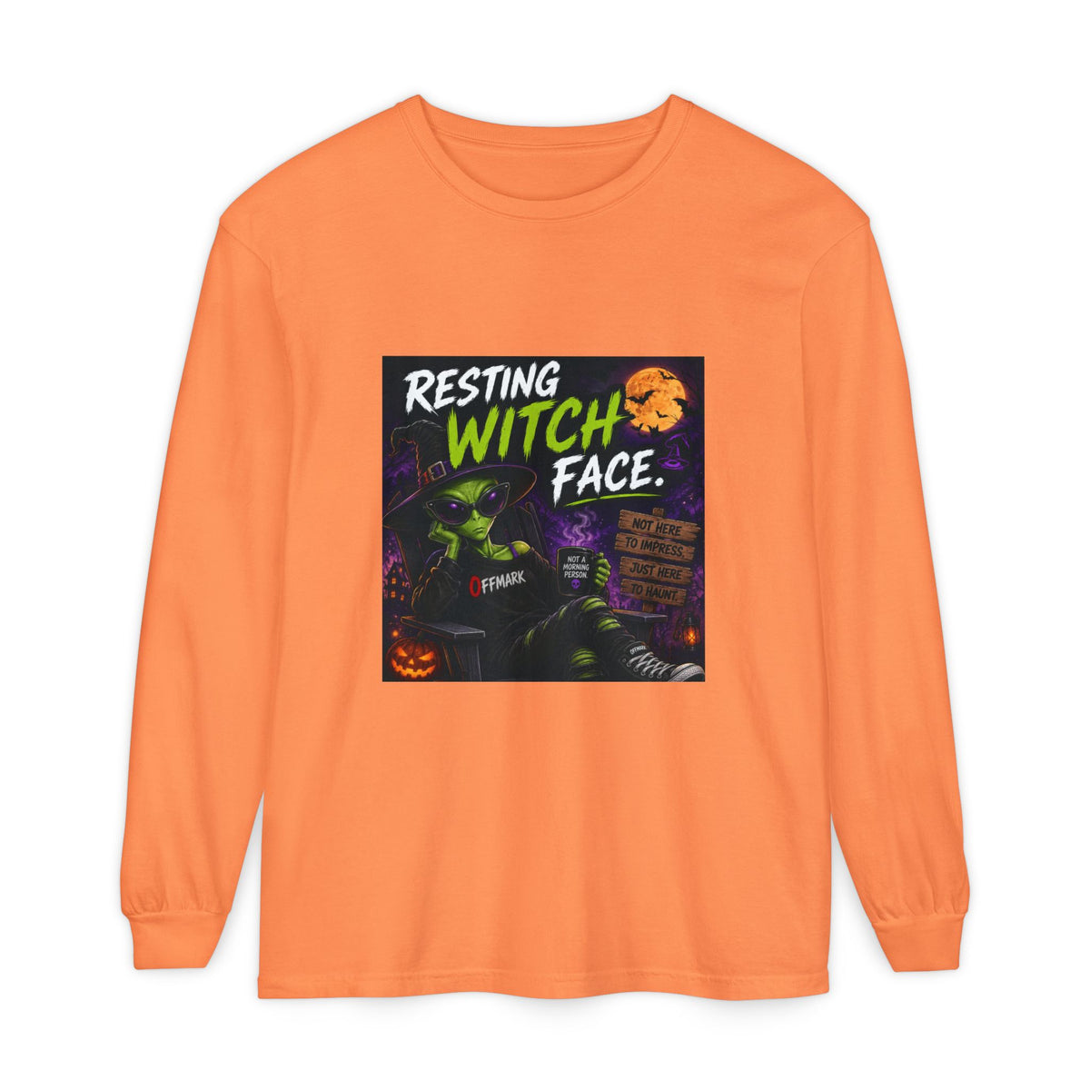 Unisex Garment-dyed Long Sleeve T-Shirt