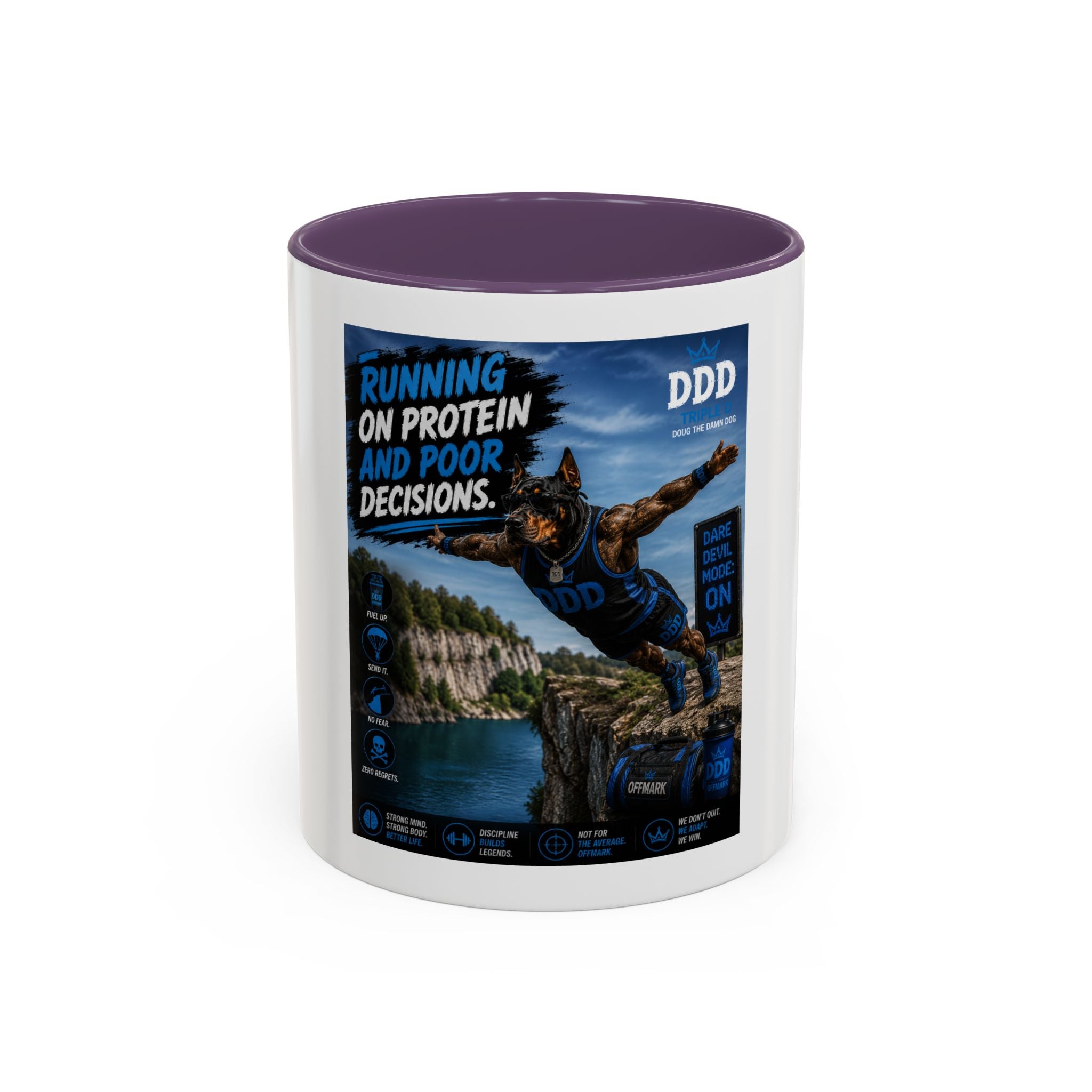 Running on Protein Coffee Mug  DDD