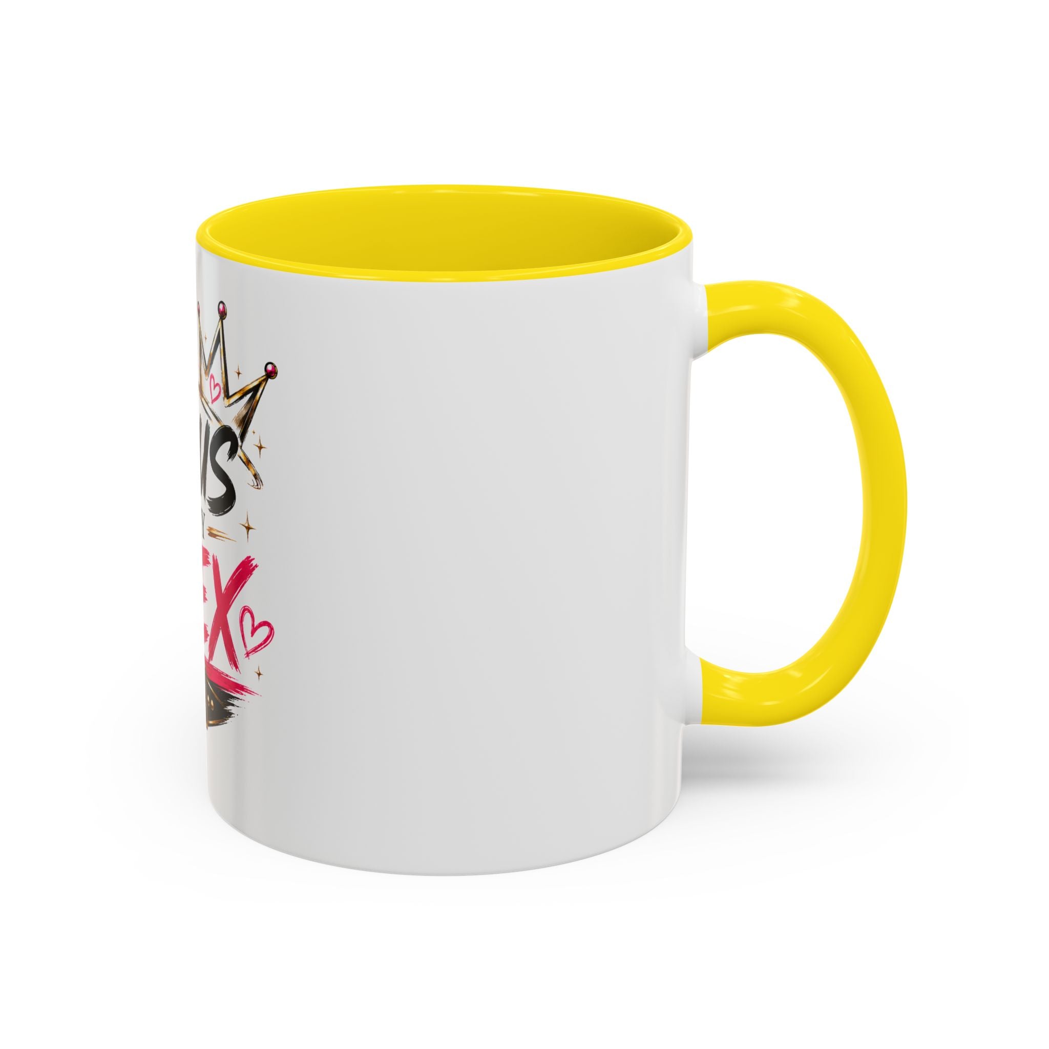 Focus Is My Flex Accent Coffee Mug — Vixen the Foxxy Boss