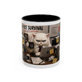 Coffee Mug — "Office Survival" Murphy's Desk Humor Accent Mug (11/15oz)